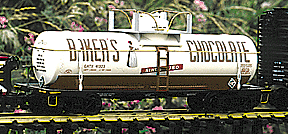 Single-Dome Tank Car -- Baker's Chocolate