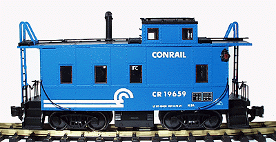 Long Steel Caboose -- Conrail