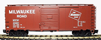 40' Steel Boxcar -- Milwaukee