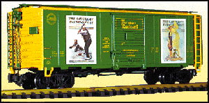 Norman Rockwell Boxcar Set -- Spring