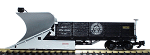 Working Wedge Type Snow Plow -- Southern Pacific