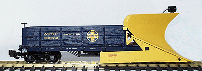 Working Wedge Type Snow Plow -- Santa Fe