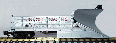 Working Wedge Type Snow Plow -- Union Pacific