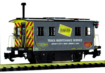 Track Cleaning Caboose -- Aristo Craft MOW
