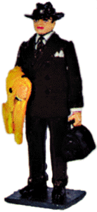 Pedestrians -- Man with Satchel