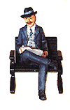 Seated Male Reading