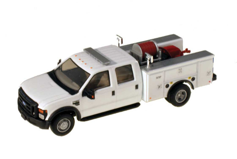 Ford F-550 XLT Dual Rear Wheel Crew-Cab Brush Fire Truck - Assembled -- White