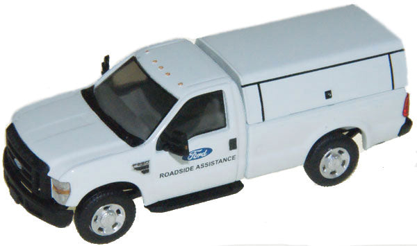Ford F-250 XLT SRW Pickup Truck w/Standard Cab & Utility Cap - Assembled -- Ford Roadside Assistance (white)