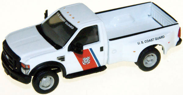 Ford F-350 XL Dual Rear Wheel Pickup, Standard Cab, No Flare - Assembled -- Coast Guard Cape Hatteras (white)