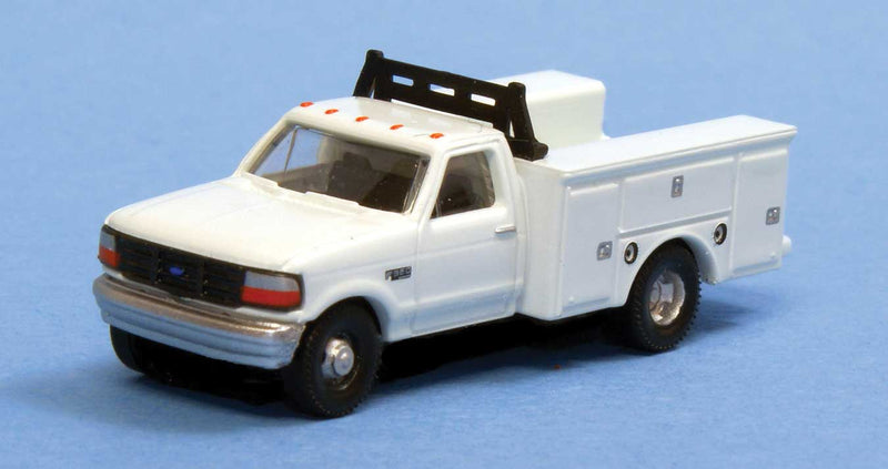 1992 Ford F Series Standard Cab Dual Rear Wheel Service Truck 2-Pack - Assembl -- White