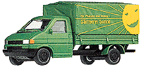 Delivery Trucks -- VW T4 Flatbed w/Cover "Sun Farmer's Market (green, yellow)