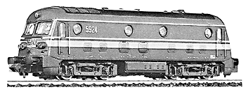 B-B Diesel SNCB c-59 grn