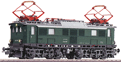 Electric E 445 Powered Era III -- DB (green, silver roof)