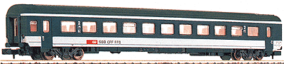 Stremalined 2nd Class EW-IV Coach -- SBB-CFF