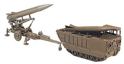Mini-Tanks Military US/NATO Armored Vehicle w/Trailer -- M668 "LANCE" Missile Loader/Carrier w/M470 Launch Trailer w/Missile