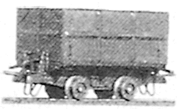 12' Mine Dump Car -- (black)