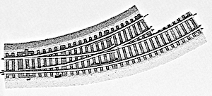 Code 83 #4 Turnout -- Left Hand Curved