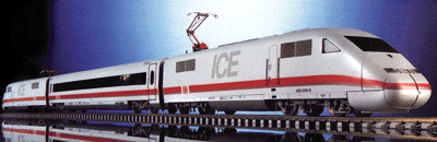 Multiple-Unit Train -- ICE 2, Era V (white body, red striping)