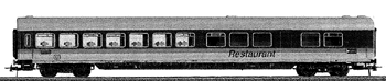 IC Restaurant Car -- DB 1985 - Current 1:100