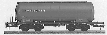 Cement silo car SBB