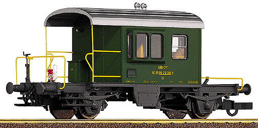 Db Caboose Era IV -- SBB "Sputnik"