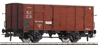 Wood Boxcar -- KWStE (brown)