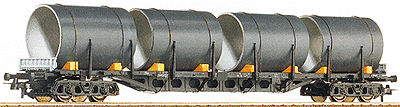 Flatcar Era IV -- DB w/Stakes & 4 Pipe Load