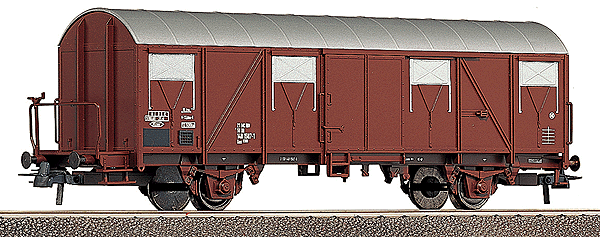 Van w/Platform German State Railways -- DR Era IV (brown/silver)