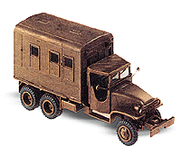 Mini-Tanks Military US & Allies WWII Heavy Trucks -- GMC CCKW353 2-1/2-Ton 6x6 Mobile Workshop w/Rubber Tires