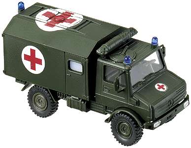 MiniTanks - Modern German Federal Army (BW) - Light Trucks -- Unimog U 3000/4000 Field Ambulance