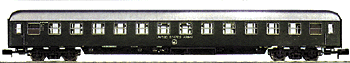 Mini-Tanks Military US Army - Railroad Sleeping Car Era IV -- US Army Transportation Corp (green, gray, white lettering)