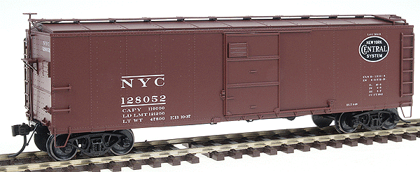 X-29 Boxcar - Assembled -- New York Central (Freight Car Red)