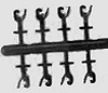 Couplers -- Medium Shank (black)