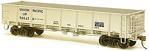 General Service Drop Bottom Gondola -- Union Pacific MOW "Derrick Track Service Car" (silver)
