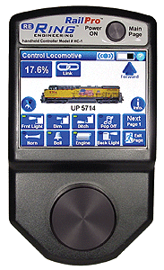 RailPro(TM) Command Control Component -- Color Touchscreen Handheld Controller w/Direct Radio(TM)