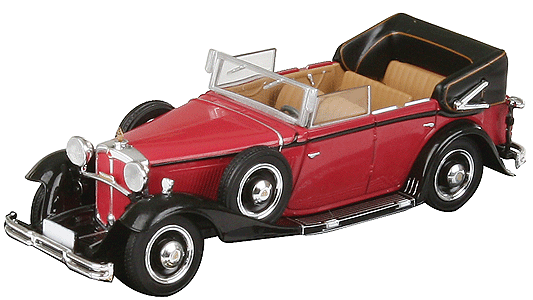 Maybach DS8 Zeppelin - Assembled -- Red