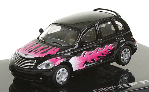 Chrysler(R) PT Cruiser - Assembled -- Black w/Pink Flames