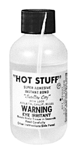 Hot Stuff Adhesive -- 1/2oz 14.8mL