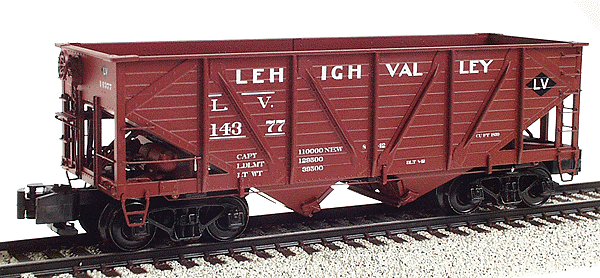 Two-Bay Composite Hopper 3-Car Set #2 -- Lehigh Valley
