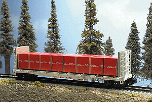 Bulkhead Flatcar w/Load -- Soo Line #2 w/Findlay Premium Load