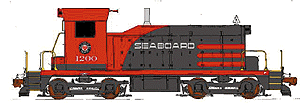 Diesel EMD SW-1 Powered -- Seaboard