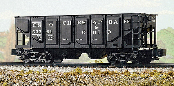 Two-Bay Panel-Side Hopper - Single Car #4 -- Chesapeake & Ohio