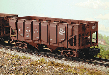 Two-Bay Panel Side Hopper - 3-Car Set #1 -- New York Central