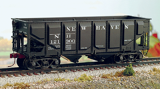 Two-Bay Panel Side Hopper - Single Car #1 -- New Haven