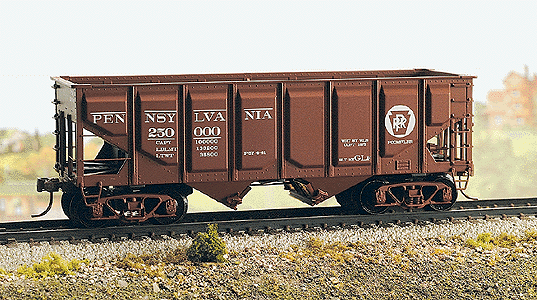 Two-Bay Panel Side Hopper - Single Car #1 -- Pennsylvania