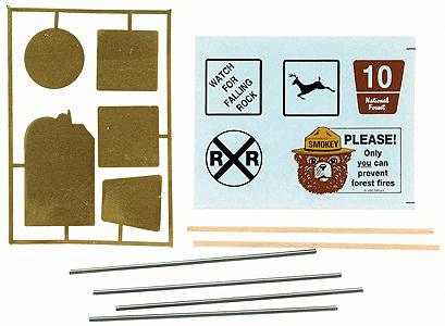 Smokey Bear Sign Kit