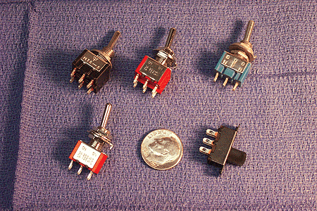 Toggle Switch -- DPDT Sub-Miniature