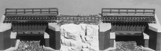 Deck Bridge pkg(2) -- Kit (Unpainted) - Each 3-1/2" Long