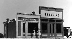 Paint Shop & Post Office -- Kit - 4 x 3"
