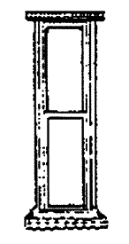 Ornate Narrow Two Light Windows